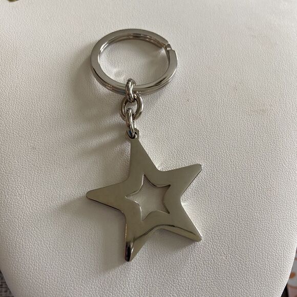 Coach Star light blue key chain holder NWOT - Picture 4 of 4